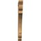 Ekena Millwork Olympic Slat Rough Sawn Bracket, Western Red Cedar, 4"W x 40"D x 44"H BKT04X40X44OLY06RWR - alternate 2